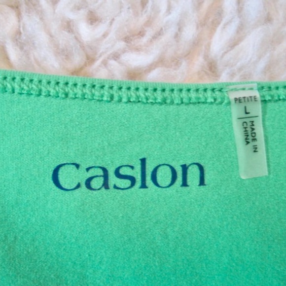 Caslon Green Camisole - Picture 5 of 6